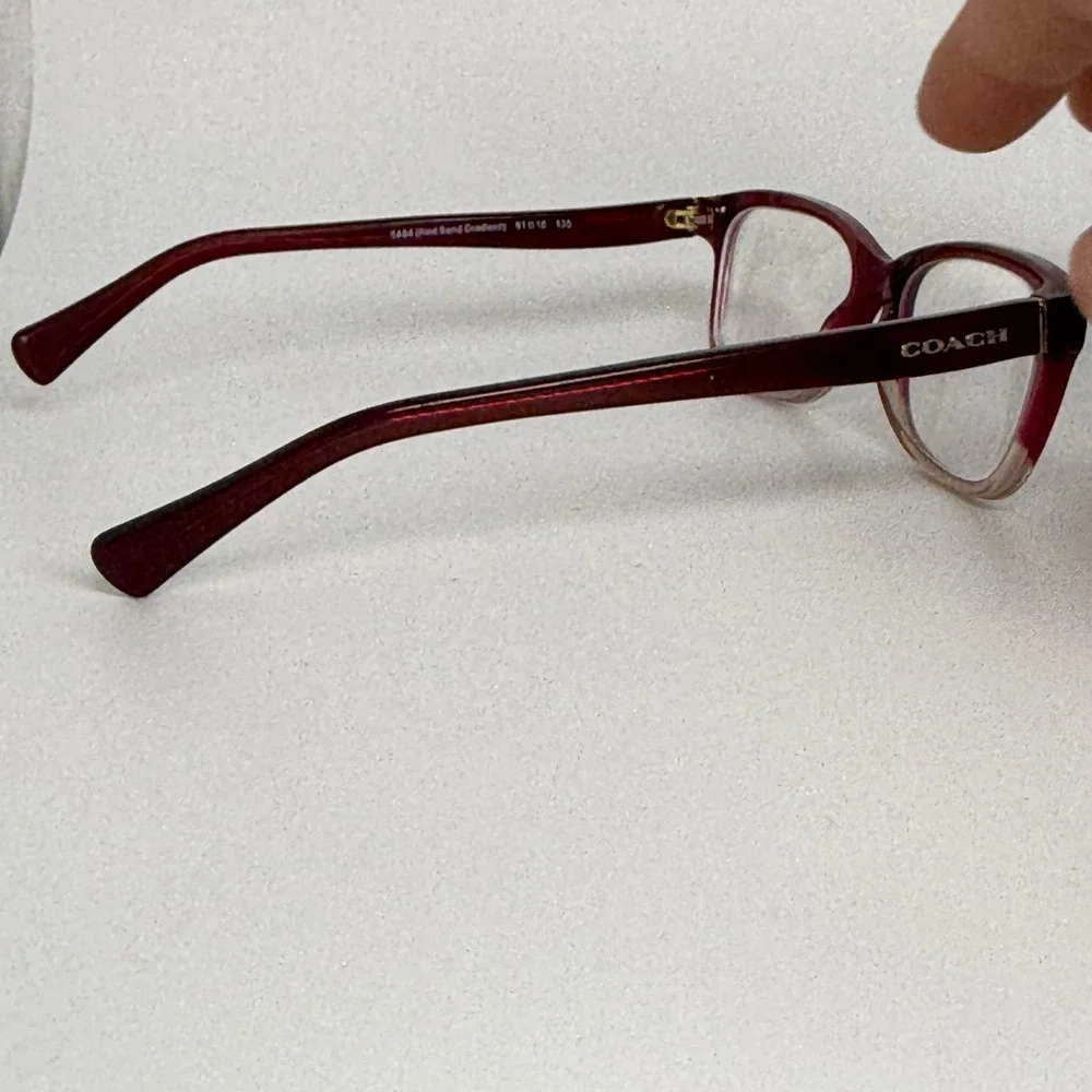 Coach HC 6089 Eyeglasses Red Sand Gradient Rectangle‎ Frames 51-16-135 22222
